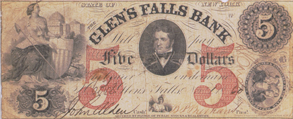 Glens Falls National Bank Note